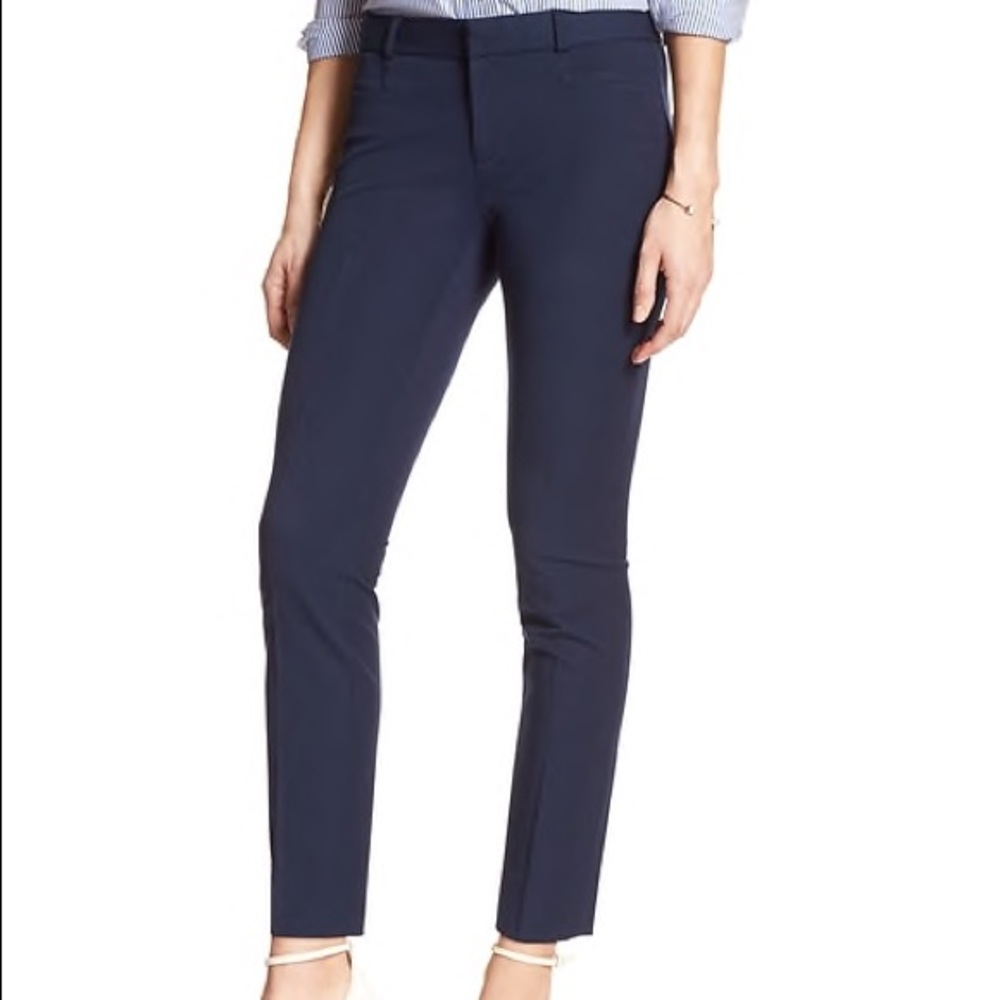 Banana Republic Sloan Pants in Navy